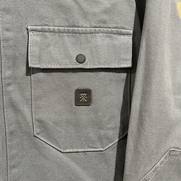 Roark The Artifacts of Adv. Embroidered Shirt Jacket Size L 100% Cottonn Flawed - Picture 9 of 10